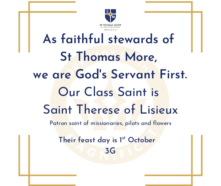 St therese website